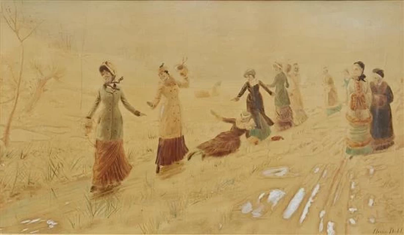 Sul ghiaccio, 1882